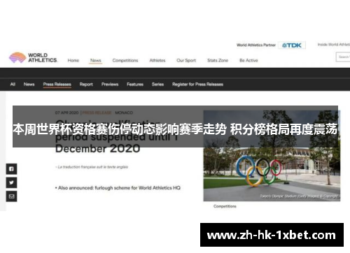 本周世界杯资格赛伤停动态影响赛季走势 积分榜格局再度震荡